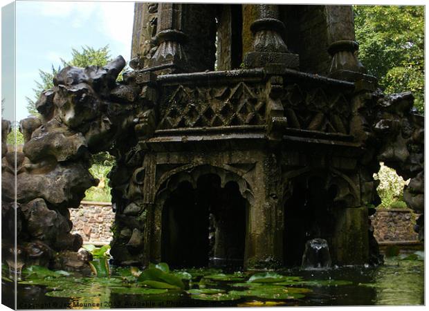 Victorian Fountain Canvas Print by Jez Mouncer