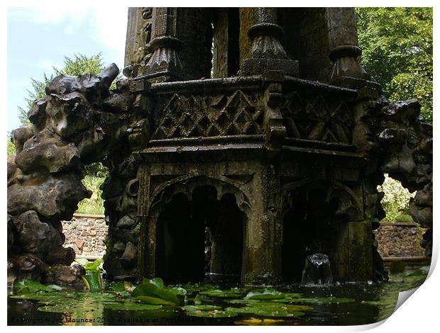 Victorian Fountain Print by Jez Mouncer