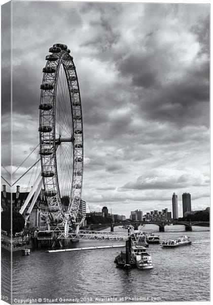 The Wheel Canvas Print by Stuart Gennery