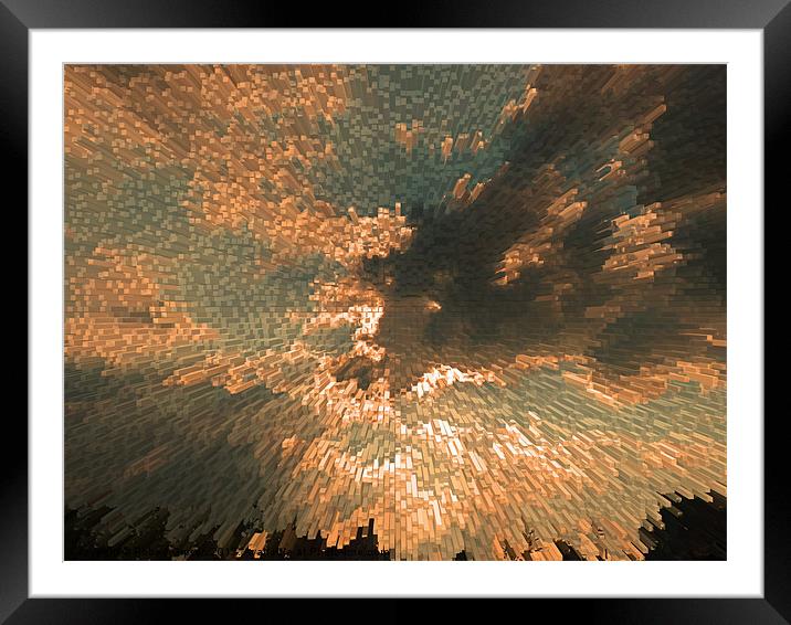 Sky in Abstract Framed Mounted Print by Robert Gipson