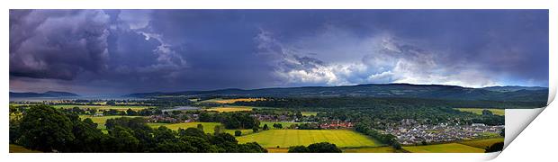 Thunderstorm over Beauly Print by Macrae Images