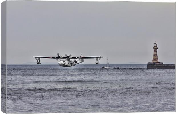 Catalina at Sunderland Canvas Print by Northeast Images