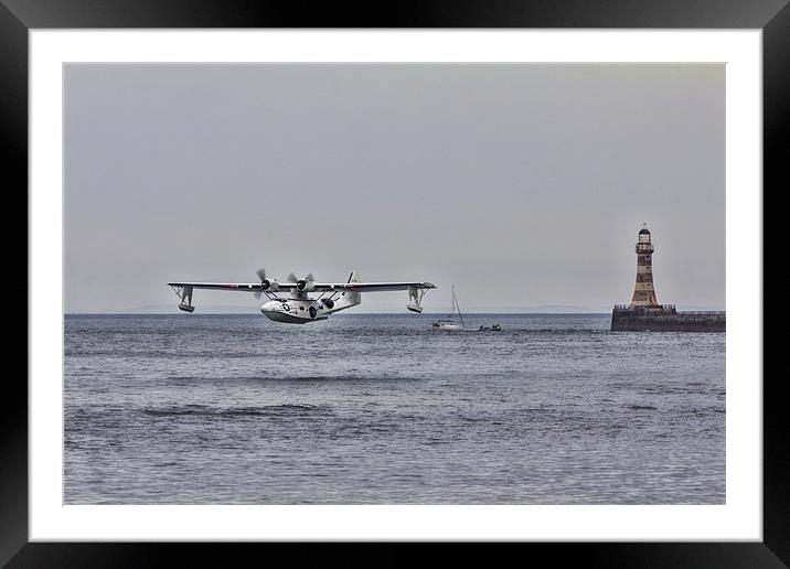 Catalina at Sunderland Framed Mounted Print by Northeast Images