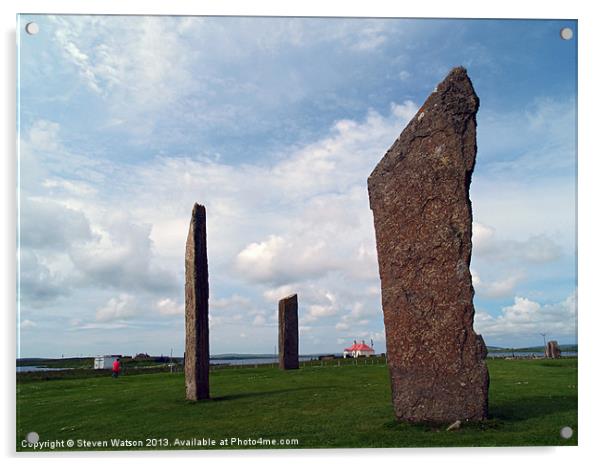 The Stones of Stenness Acrylic by Steven Watson