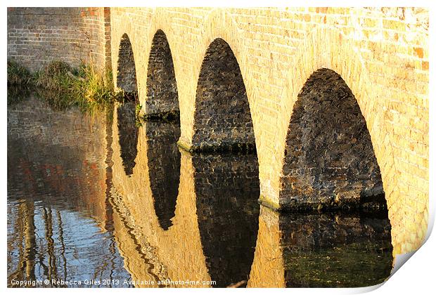 The Arches  Print by Rebecca Giles