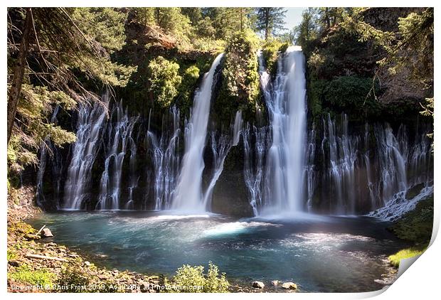 McArthur-Burney Falls Memorial State Park Print by Chris Frost