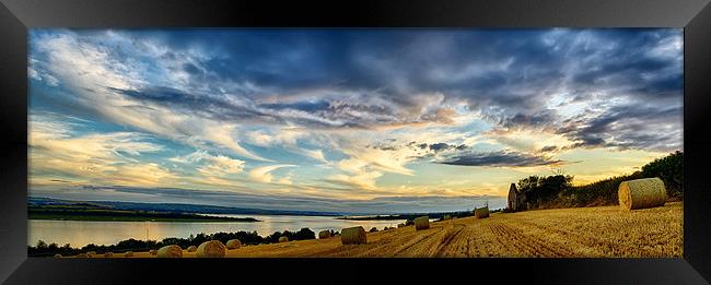 West Ashford North Devon Panorama Framed Print by Dave Wilkinson North Devon Ph