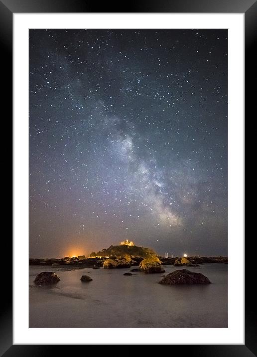 Milky Way at the Mount Framed Mounted Print by Kieran Brimson