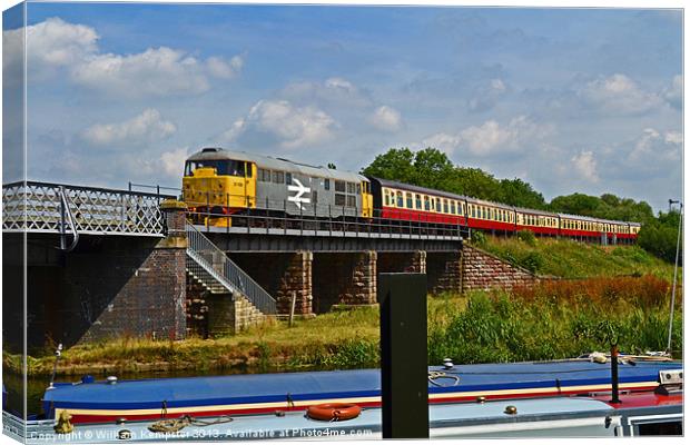 Nene Valley Railway Diesel Class 31 No 31108 Canvas Print by William Kempster