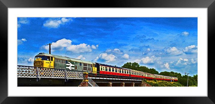 Nene Valley Railway Diesel Class 31 No 31108 Framed Mounted Print by William Kempster