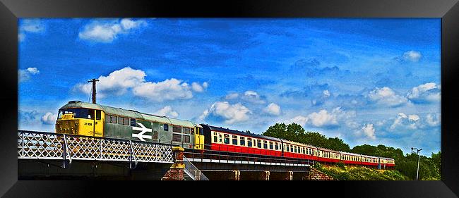 Nene Valley Railway Diesel Class 31 No 31108 Framed Print by William Kempster