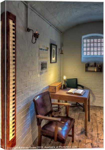 Victorian Jail Office Canvas Print by Adrian Evans