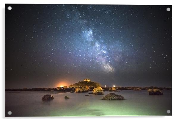 Milky Way at the Mount Acrylic by Kieran Brimson