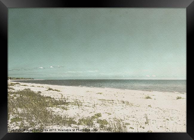 Gulf of Mexico Framed Print by Judy Hall-Folde