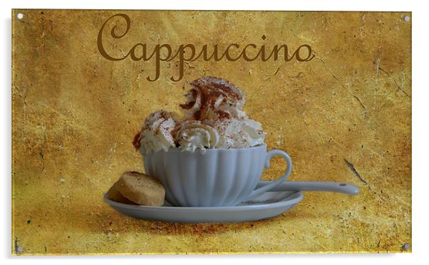 Cappuccino Acrylic by Fine art by Rina