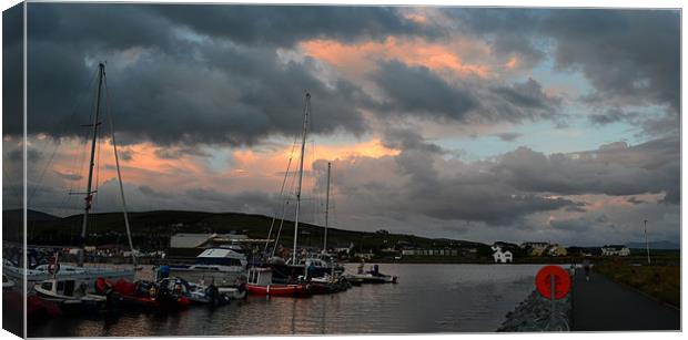 Dingle Marina Canvas Print by barbara walsh