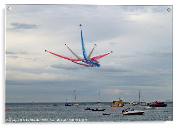 The  Red Arrows Acrylic by Mike Streeter