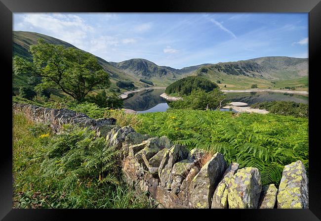 Haweswater Views Framed Print by Gary Kenyon
