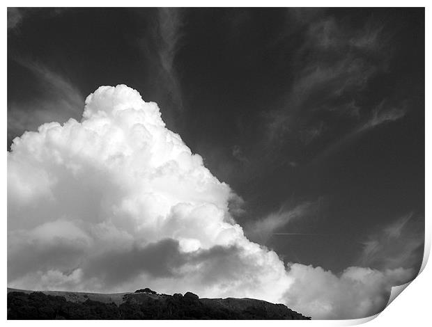 Big Clouds Print by Mike Thomson