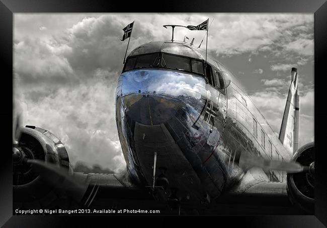 DC-3 Dakota Norway Framed Print by Nigel Bangert