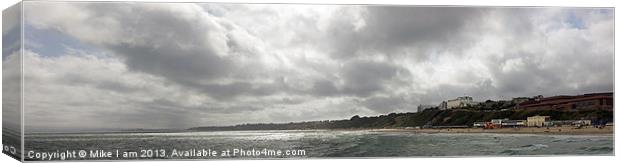Storm clouds over Bournemouth Canvas Print by Thanet Photos