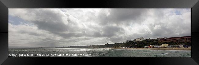 Storm clouds over Bournemouth Framed Print by Thanet Photos