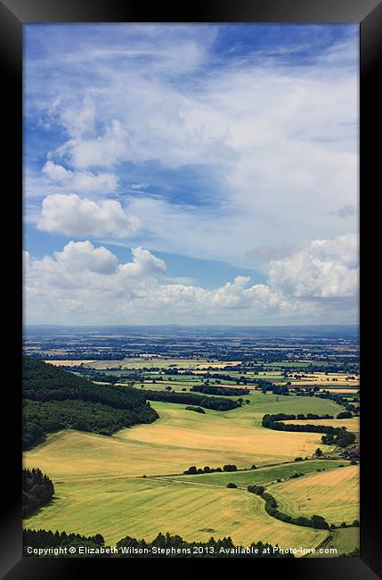 Sutton Bank #3 Framed Print by Elizabeth Wilson-Stephen