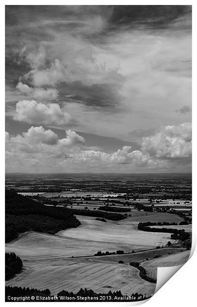 Sutton Bank #4 Print by Elizabeth Wilson-Stephen