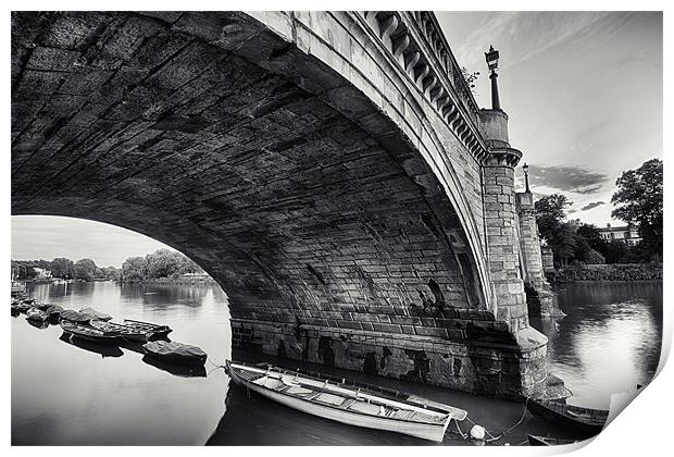 Richmond Bridge Print by Ian Rolfe