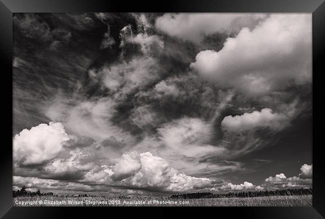 Clouds #2 Framed Print by Elizabeth Wilson-Stephen