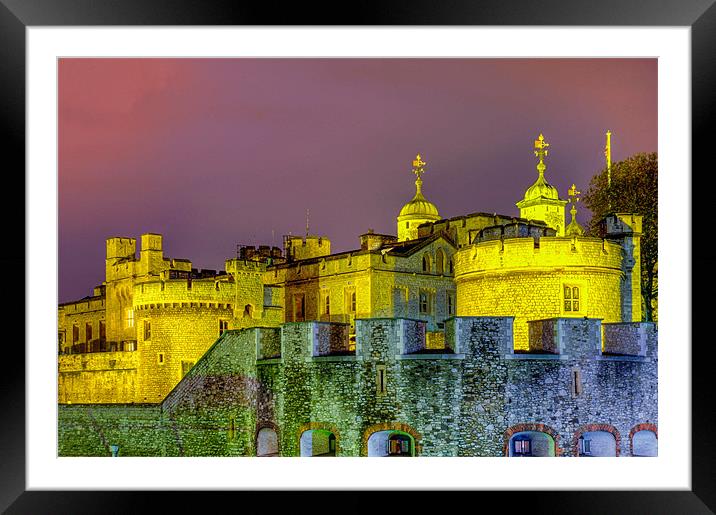 Tower of London Framed Mounted Print by Jan Venter