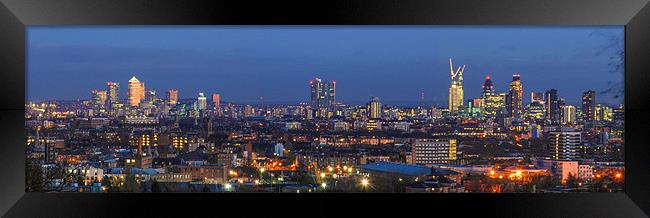 London Skyline Framed Print by Jan Venter