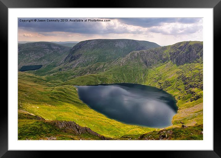 Blea Water Framed Mounted Print by Jason Connolly