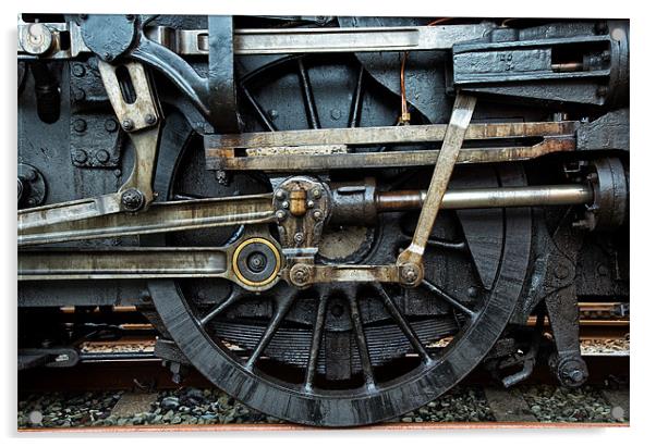 Mechanical links Acrylic by Rory Trappe