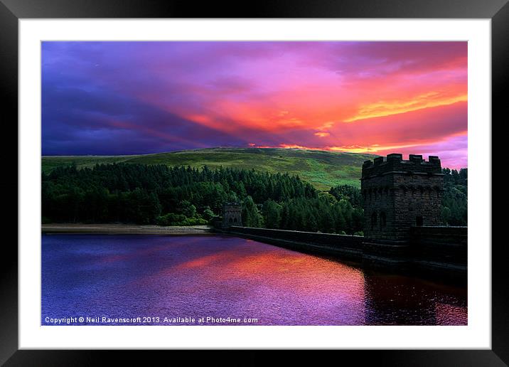 Dawn at Derwent Framed Mounted Print by Neil Ravenscroft