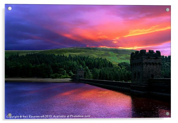 Dawn at Derwent Acrylic by Neil Ravenscroft