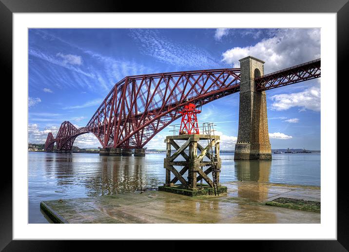 Hawes Pier Light Framed Mounted Print by Tom Gomez