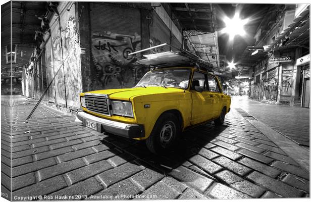 Nite Lada Canvas Print by Rob Hawkins