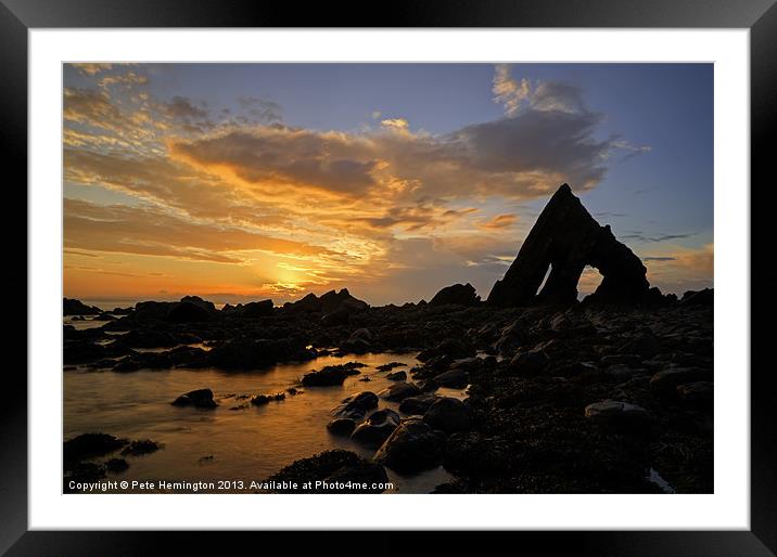 Blackchurch Rock, N Devon - 2 of 2 Framed Mounted Print by Pete Hemington