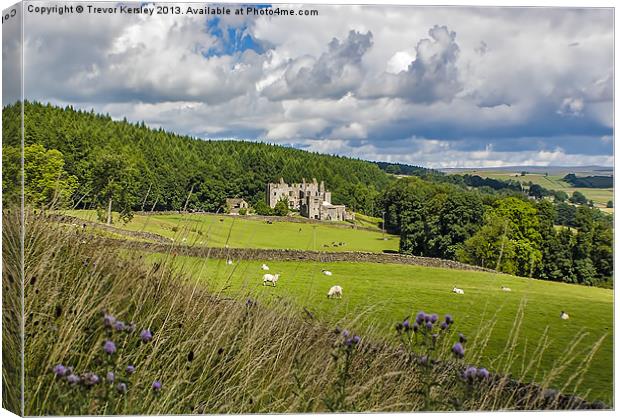 Barden Tower Canvas Print by Trevor Kersley RIP