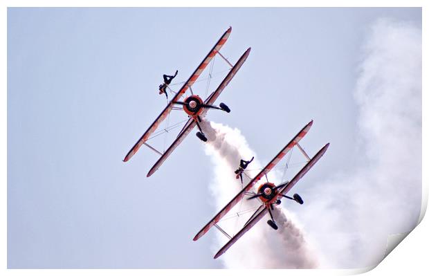 The Breitling Wingwalkers. Print by Becky Dix