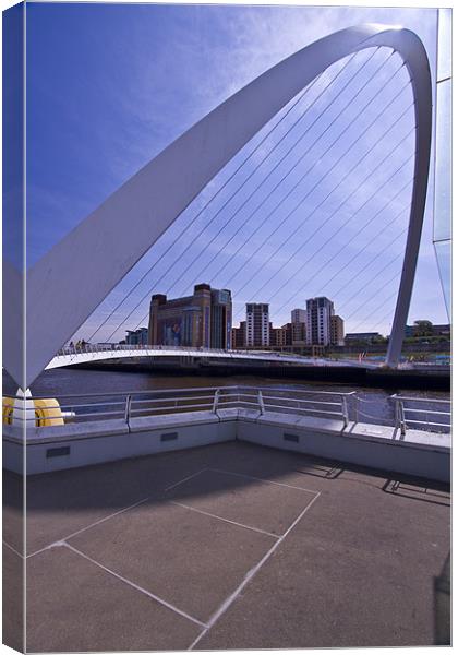 Newcastle river Tyne Canvas Print by David French