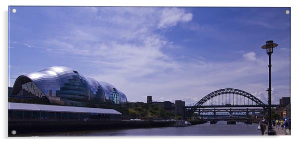Newcastle river Tyne Acrylic by David French