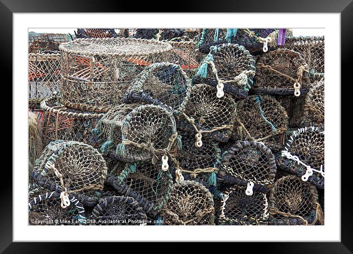Lobster pots Framed Mounted Print by Thanet Photos