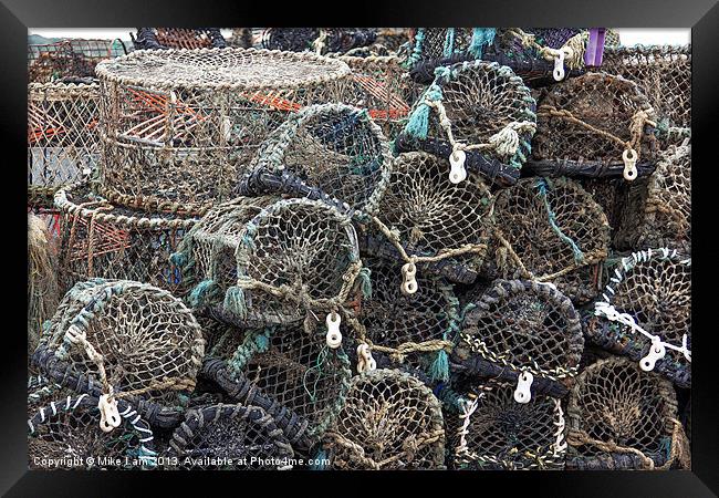 Lobster pots Framed Print by Thanet Photos