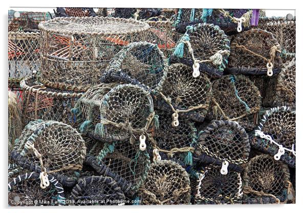 Lobster pots Acrylic by Thanet Photos