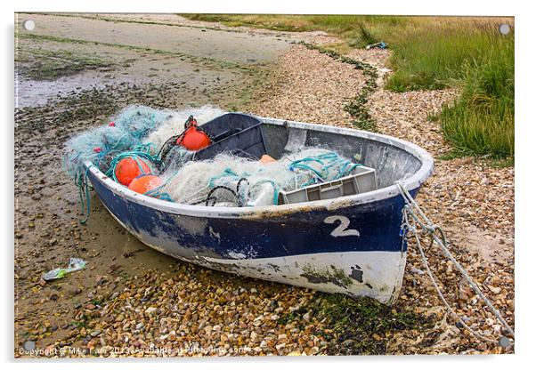 Old fishing boat Acrylic by Thanet Photos