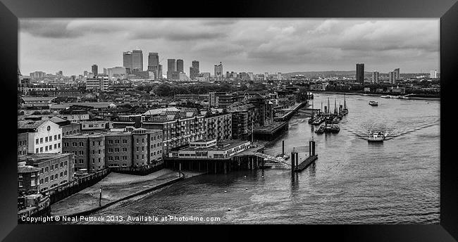 Winding Through London Framed Print by Neal P