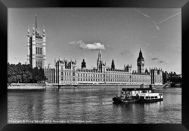 Houses of Parliament London Framed Print by Philip Pound