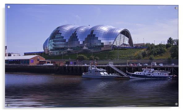 Newcastle Sage Centre Acrylic by David French